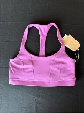 Blogilates Princess Sports Bra in First Bloom Bright Pink Size XL NWT